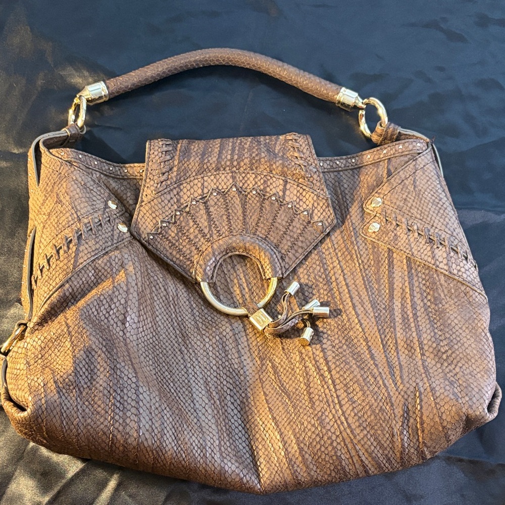 Cole Haan, Elegant Brown Handbag
